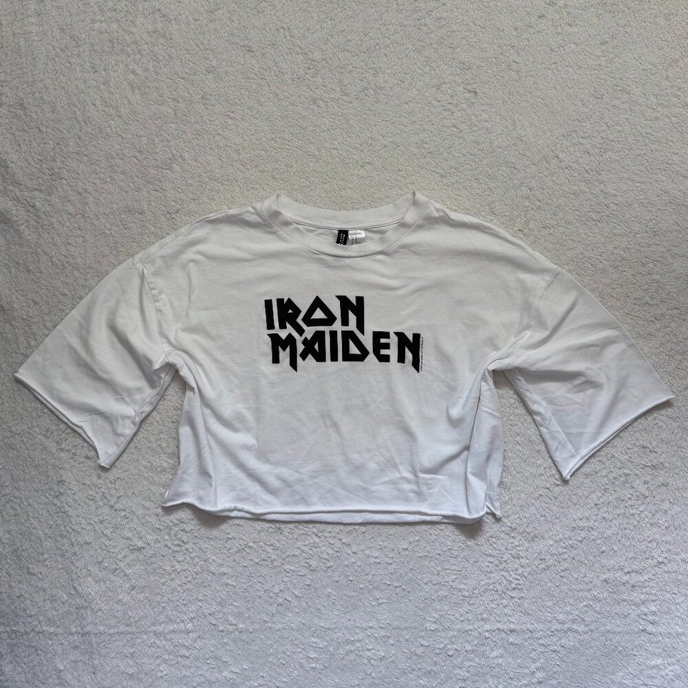 H&M Iron Maiden Crop Top